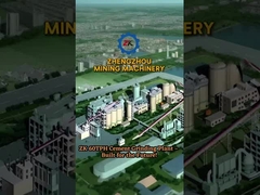 Υψηλής παραγωγικότητας γραμμή παραγωγής τσιμέντου, εργοστάσιο άλεσης τσιμέντου εύκολη λειτουργία