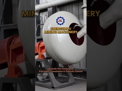 Μικρός Δίσκος Κοκκοποιητής Εξοπλισμός Μεγάλης Χωρητικότητας Επαγγελματικά Αξιόπιστος